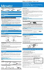 Preview for 1 page of DENTSPLY Midwest Quiet-air 464004 Installation, Maintenance And Operation Instructions