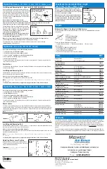 Preview for 2 page of DENTSPLY Midwest Quiet-air 464004 Installation, Maintenance And Operation Instructions