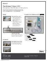 Предварительный просмотр 2 страницы DENTSPLY Midwest Stylus ATC Maintenance Instructions