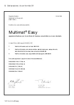 Preview for 122 page of DENTSPLY Multimat Easy Instructions For Use Manual