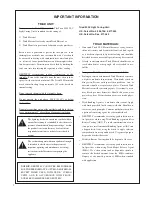 Preview for 3 page of DENTSPLY Triad 2000 Operating & Service Manual