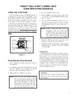 Preview for 6 page of DENTSPLY Triad 2000 Operating & Service Manual