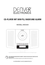 Denver Electronics 05706751019135 Manual preview