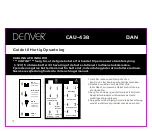 Preview for 4 page of Denver Electronics CAU-438 Instruction Manual