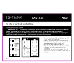 Preview for 12 page of Denver Electronics CAU-438 Instruction Manual