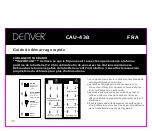 Preview for 20 page of Denver Electronics CAU-438 Instruction Manual