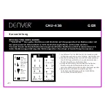 Preview for 24 page of Denver Electronics CAU-438 Instruction Manual