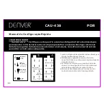 Preview for 36 page of Denver Electronics CAU-438 Instruction Manual