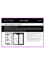 Preview for 28 page of Denver Electronics CAU-439BT Instruction Manual