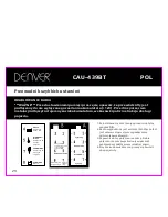 Preview for 32 page of Denver Electronics CAU-439BT Instruction Manual