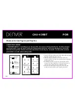 Preview for 36 page of Denver Electronics CAU-439BT Instruction Manual