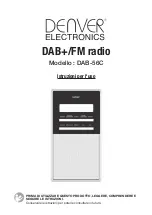 Preview for 55 page of Denver Electronics DAB-56C Operating Instructions Manual