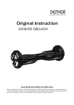 Denver Electronics DBO-6501 Original Instruction preview