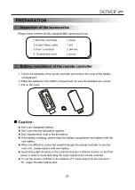 Предварительный просмотр 8 страницы Denver Electronics DVD-706K User Manual