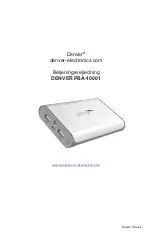 Предварительный просмотр 1 страницы Denver Electronics PBA-10001 Instruction Manual