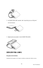 Предварительный просмотр 10 страницы Denver Electronics PBA-10001 Instruction Manual