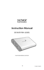 Предварительный просмотр 16 страницы Denver Electronics PBA-10001 Instruction Manual