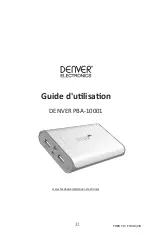 Предварительный просмотр 32 страницы Denver Electronics PBA-10001 Instruction Manual