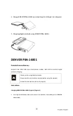 Предварительный просмотр 18 страницы Denver Electronics PBA-16001 Instruction Manual