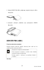 Предварительный просмотр 58 страницы Denver Electronics PBA-16001 Instruction Manual