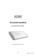 Предварительный просмотр 80 страницы Denver Electronics PBA-16001 Instruction Manual