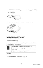 Предварительный просмотр 10 страницы Denver Electronics PBA-16001MK2 Instruction Manual