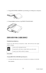 Предварительный просмотр 18 страницы Denver Electronics PBA-16001MK2 Instruction Manual