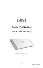 Предварительный просмотр 32 страницы Denver Electronics PBA-16001MK2 Instruction Manual