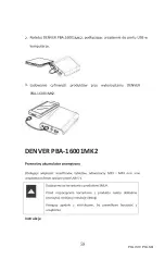 Предварительный просмотр 58 страницы Denver Electronics PBA-16001MK2 Instruction Manual