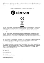 Предварительный просмотр 21 страницы Denver Electronics SEL-65115 Original Manual