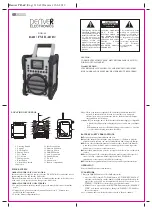 Предварительный просмотр 1 страницы Denver Electronics TR-44 Manual