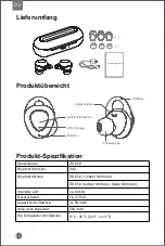 Preview for 2 page of Denver Electronics TWE-50 TWS User Manual