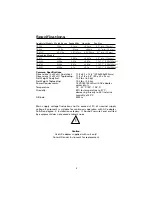 Предварительный просмотр 4 страницы Denver Instrument TB-124 Operation Manual