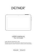 Denver 5706751032172 User Manual preview