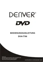 Предварительный просмотр 22 страницы Denver 5706751039072 Instruction Manual