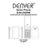 Preview for 1 page of Denver 5706751043772 User Manual