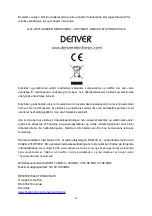 Предварительный просмотр 47 страницы Denver 5706751044526 Instruction Manual