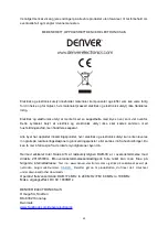 Предварительный просмотр 51 страницы Denver 5706751044526 Instruction Manual