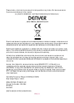 Предварительный просмотр 15 страницы Denver 5706751050701 User Manual