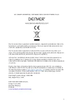 Предварительный просмотр 4 страницы Denver 5706751052071 Instructions Manual