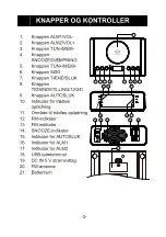 Preview for 4 page of Denver 5706751054815 Manual