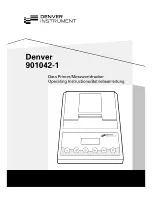 Предварительный просмотр 1 страницы Denver 901042-1 Operating Instructions Manual