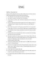 Preview for 1 page of Denver BPS-351NR Manual