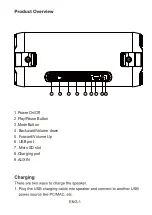 Preview for 2 page of Denver BTG-408 Instruction Manual