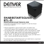 Предварительный просмотр 19 страницы Denver BTL-31 Quick Start Manual