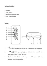 Предварительный просмотр 2 страницы Denver BTL-324 Manual