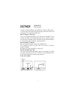 Предварительный просмотр 1 страницы Denver BTS-21 User Manual