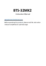 Preview for 1 page of Denver BTS-32MK2 Instruction Manual