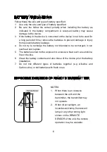 Preview for 7 page of Denver BTT-501 Instruction Manual