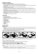 Preview for 2 page of Denver CAN-400 Instruction Manual